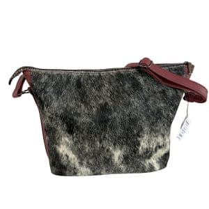 The Joanne Handbag - Black, White and Rose