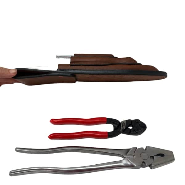 3 in 1 open Pliers Pouch (pliers, knipex cutters and wire twitcher) - Image 3