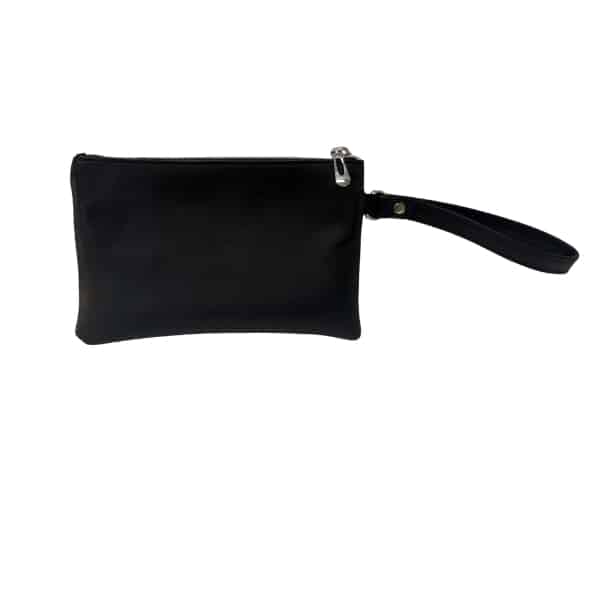 The "Kaylee"- Black Leather Ladies Clutch - Image 2