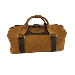 Rustic Leather Duffle Bag Single Zip
